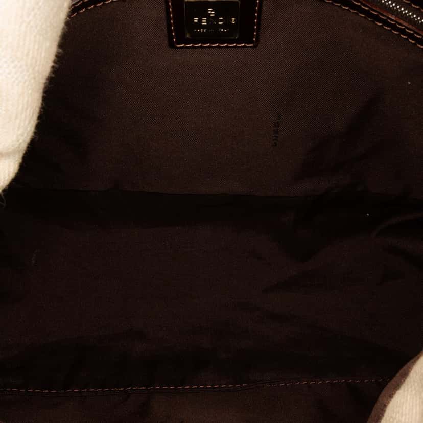 Fendi Zucca Canvas Mamma Forever Brown Canvas Good condition - Model View
