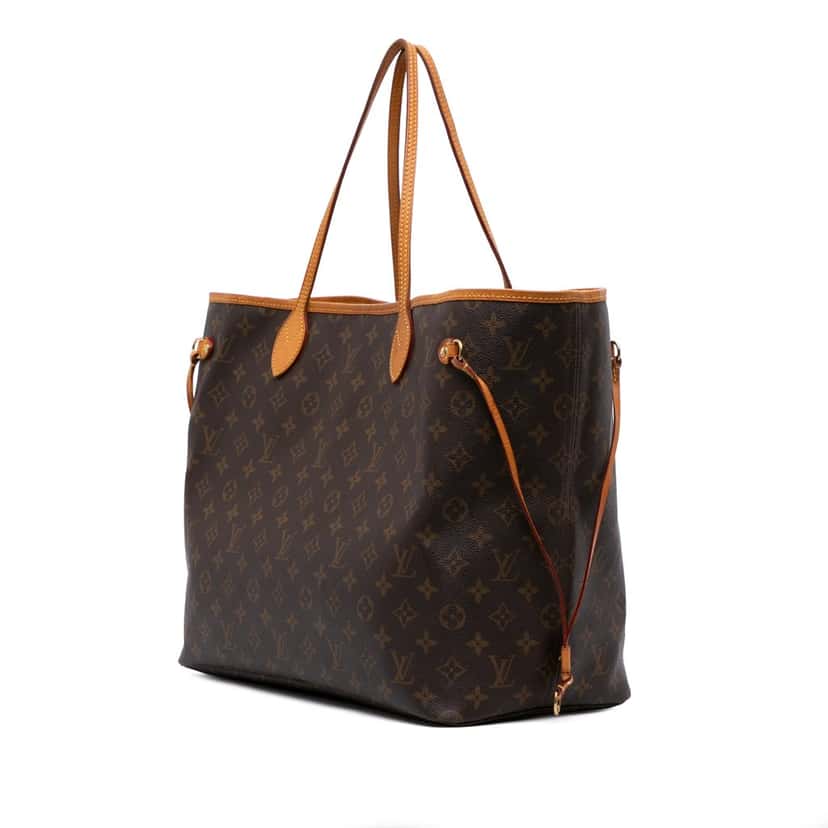 Louis Vuitton Monogram Neverfull GM Brown Canvas Good condition - Back View
