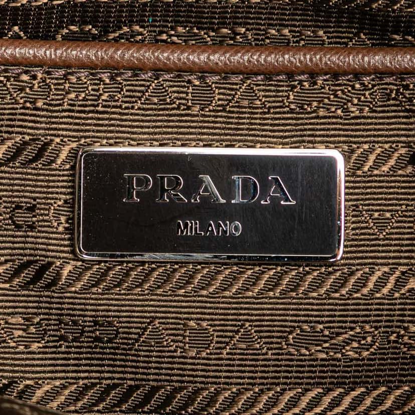 Prada Tessuto Stampato Backpack Pink Good condition - Box View