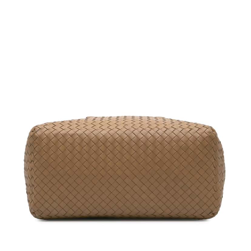 Bottega Veneta Nappa Intrecciato Brick Tote Brown Leather Good condition - Inside View