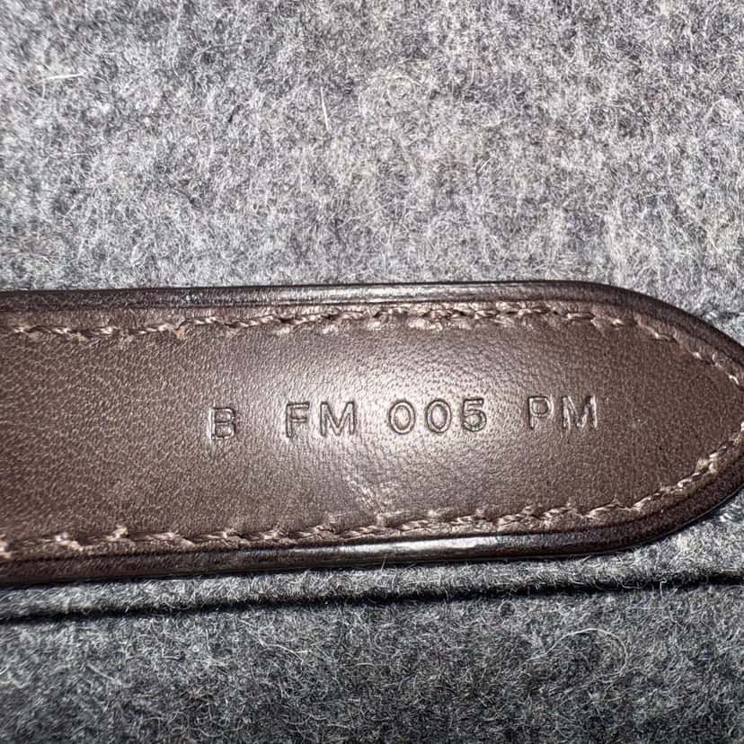 Hermès Feutre Sac de Pansage Grooming Bag Grey Wool Good condition - Box View