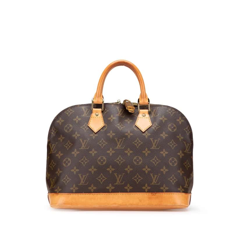 Louis Vuitton Monogram Alma PM Brown Canvas Good condition - Front View