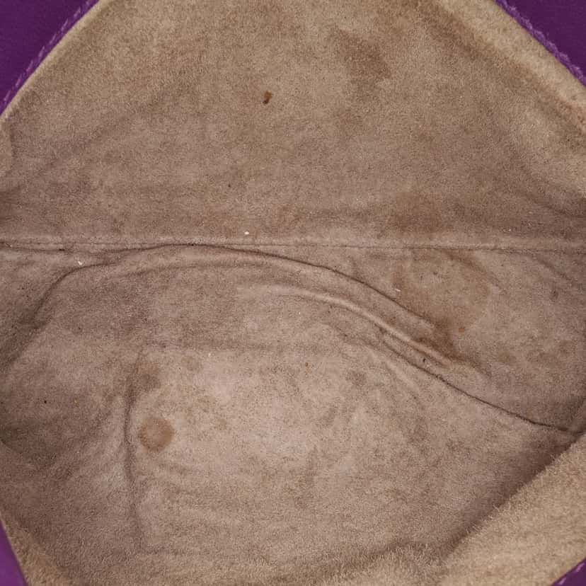 Bottega Veneta Nappa Intrecciato Napoli Satchel Purple Leather Very good condition - Box View