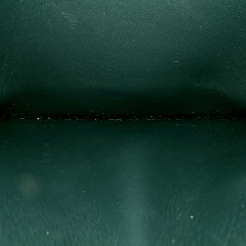 Celine Small Suede Classic Box Green Leather Good condition - Box View