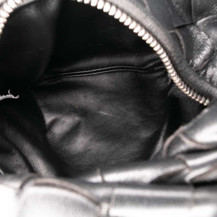 Bottega Veneta Candy Nappa Intrecciato Jodie Black Leather Good condition - Box View