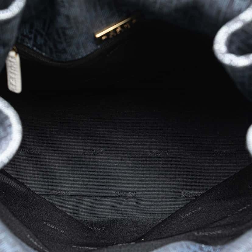 Loewe Canvas Bucket Bag Blue Canvas Good condition - Model View
