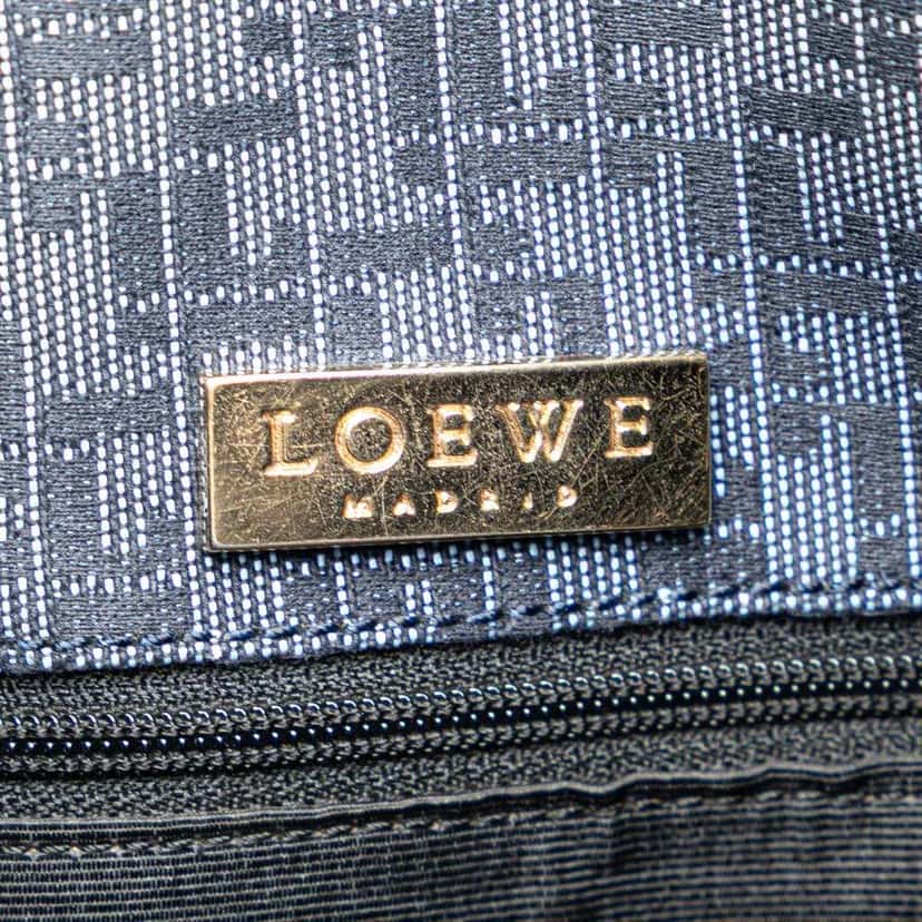 Loewe Canvas Bucket Bag Blue Canvas Good condition - Box View
