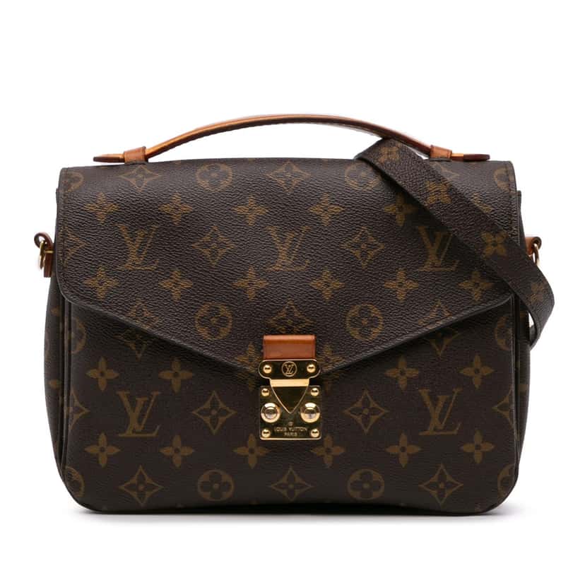 Louis Vuitton Monogram Pochette Metis Brown Canvas Good condition - Front View