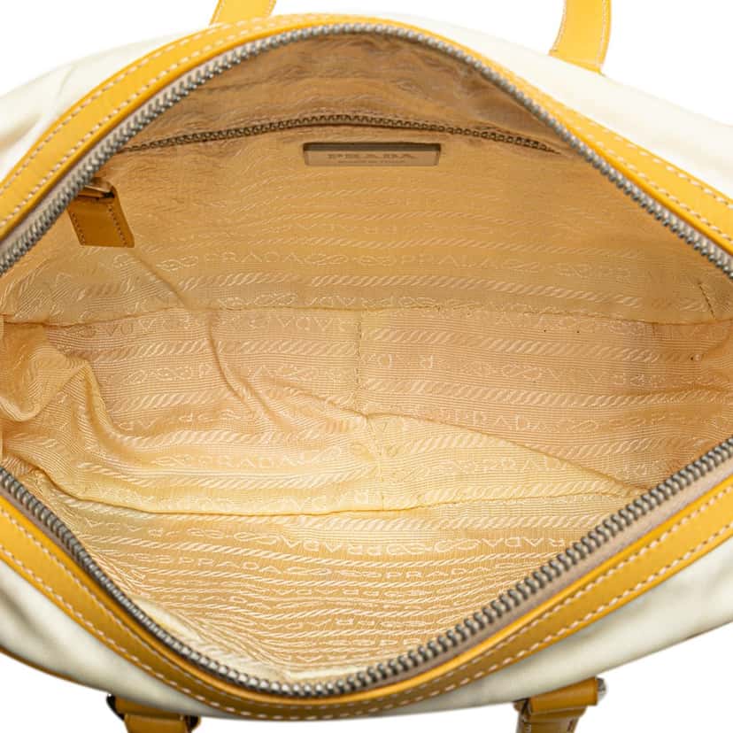 Prada Tessuto Satchel White Good condition - Model View