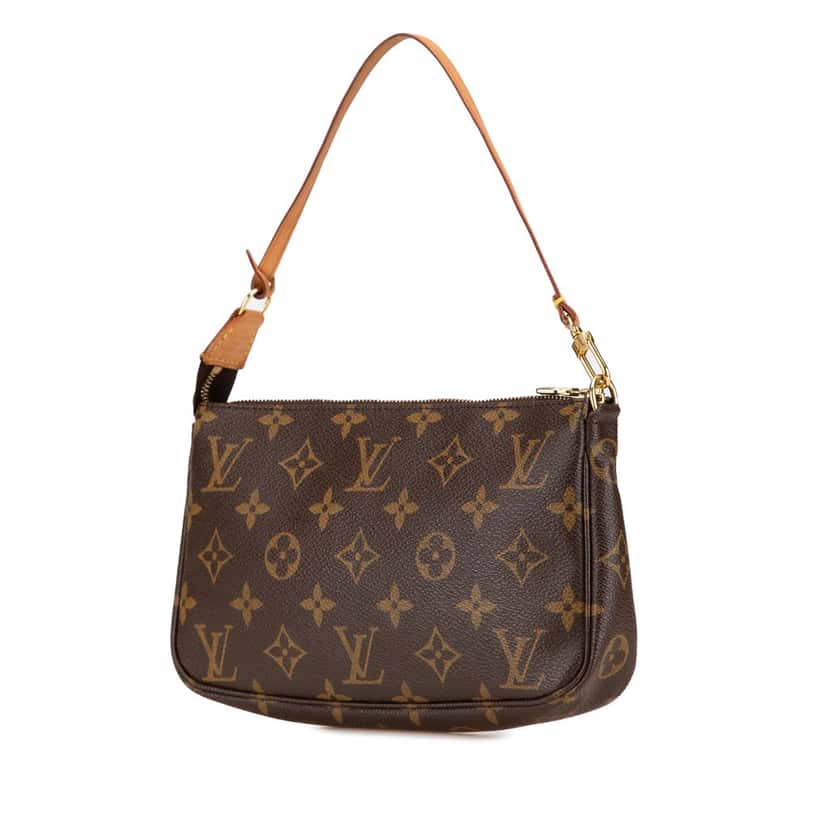 Louis Vuitton Monogram Pochette Accessoires Brown Canvas Good condition - Back View