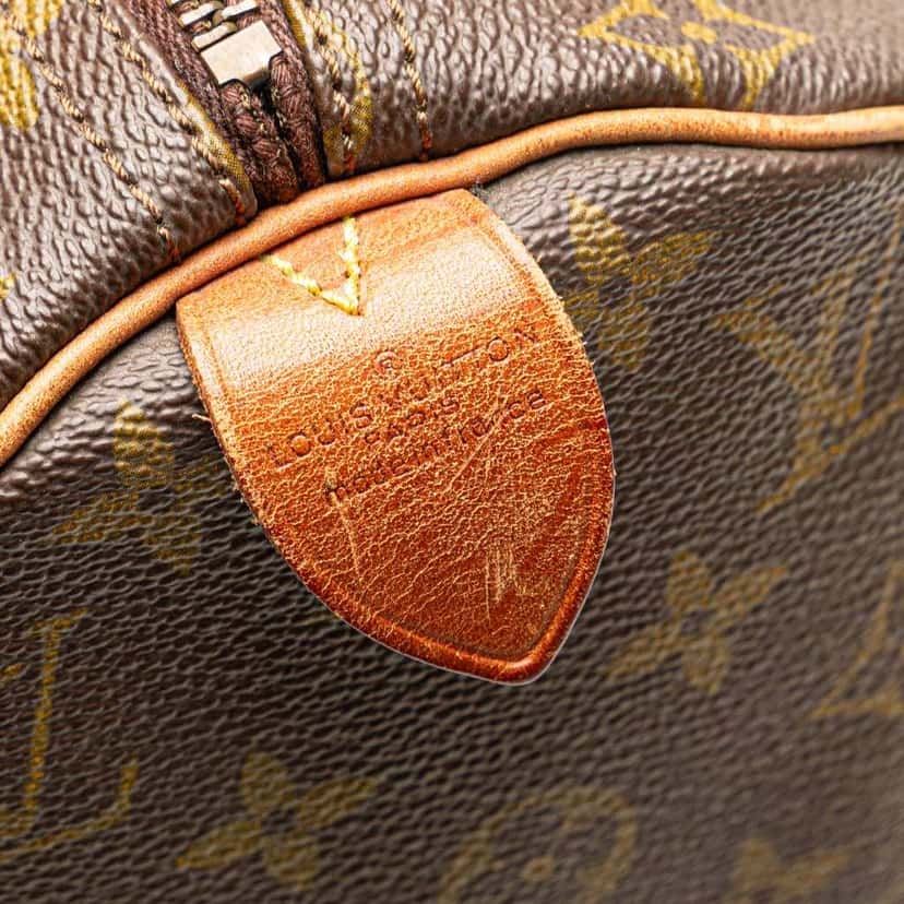Louis Vuitton Monogram Speedy 40 Brown Canvas Fair condition - Box View