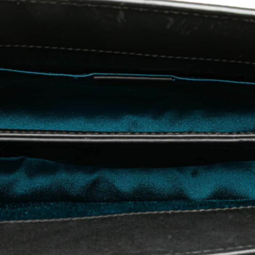 Gucci Small Suede Ophidia Chain Crossbody Green Leather Very good condition - Model View