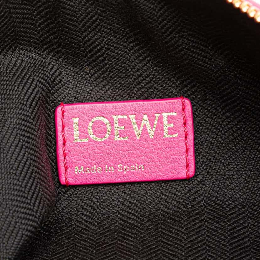 Loewe Small Anagram Canvas Cubi Bag Pink Canvas Good condition - Box View