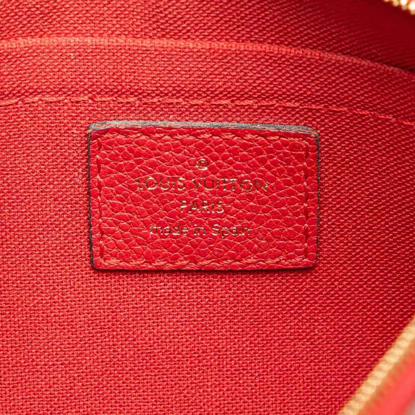 Louis Vuitton Monogram Pallas Clutch Brown Canvas Good condition - Box View