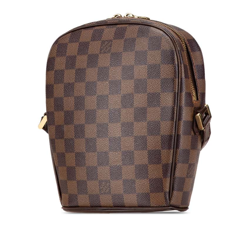 Louis Vuitton Damier Ebene Ipanema PM Brown Canvas Good condition - Back View