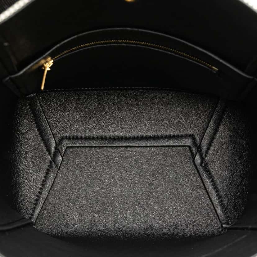 Celine Small Canvas Seau Sangle Bag White Canvas Good condition - Box View