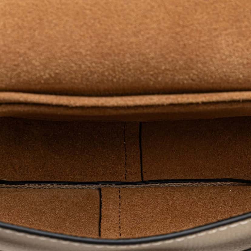 Loewe Mini Leather Gate Crossbody Brown Leather Good condition - Model View