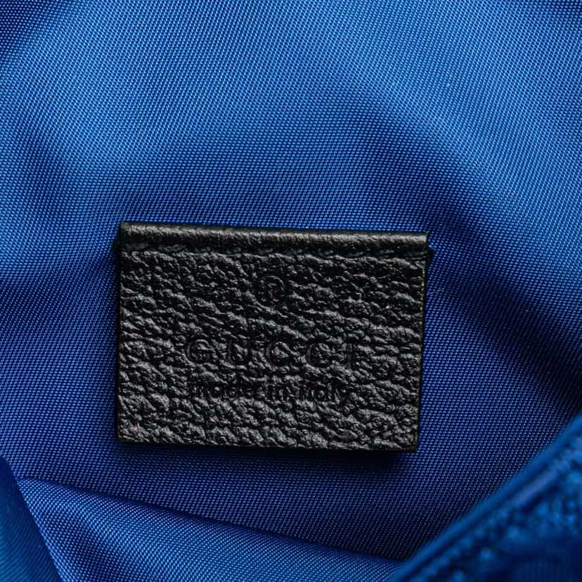 Gucci GG Econyl Off The Grid Messenger Bag Blue Good condition - Box View