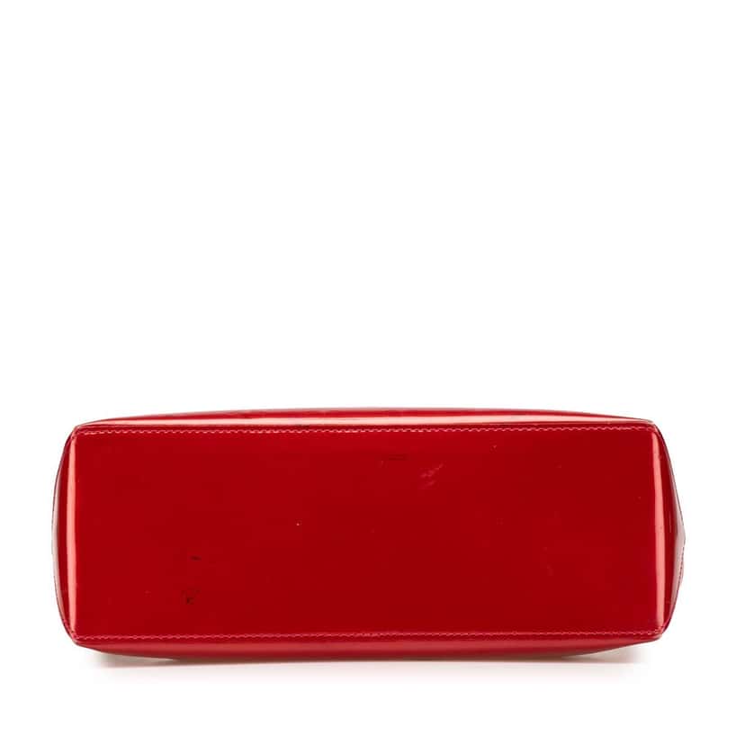 Louis Vuitton Monogram Vernis Wilshire PM Red Leather Good condition - Inside View