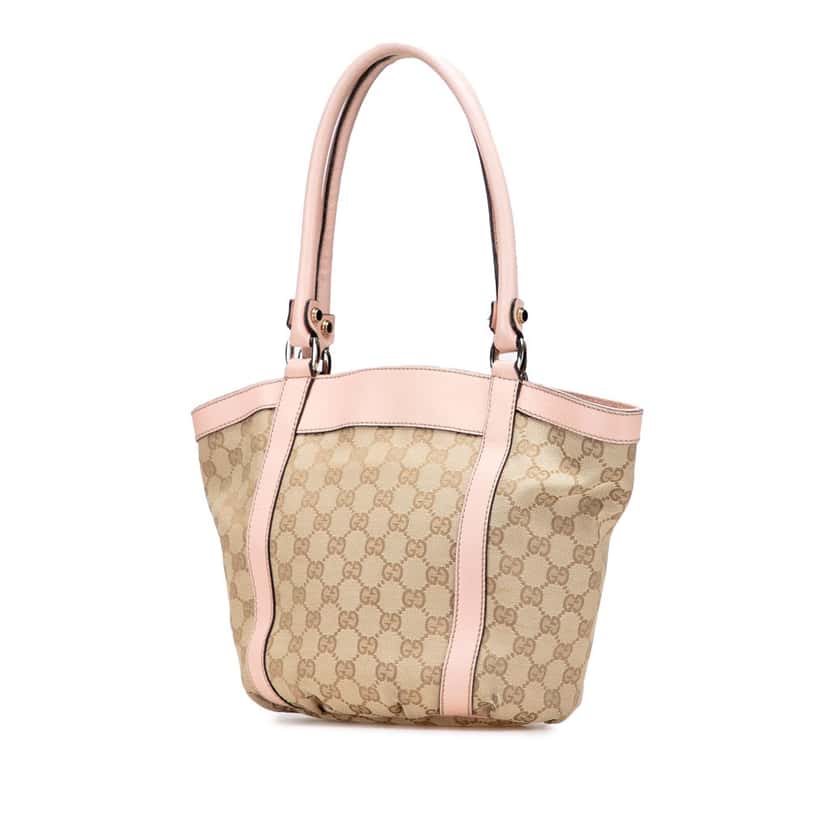 Gucci GG Canvas Abbey D Ring Handbag Brown Canvas Good condition - Back View