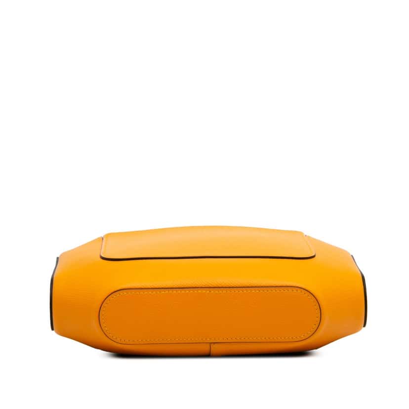 Hermès Epsom Octogone Clutch Yellow Leather Very good condition - Inside View