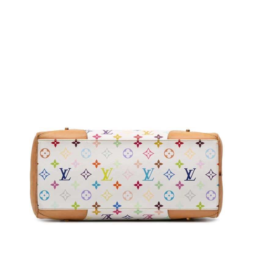 Louis Vuitton Monogram Multicolore Claudia White Canvas Good condition - Inside View