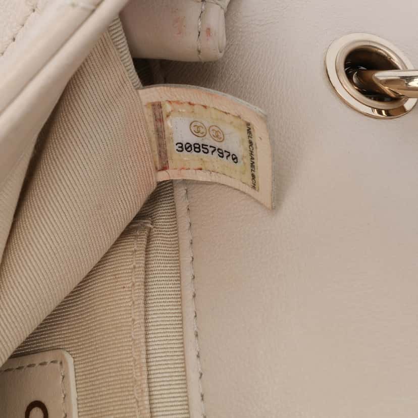 Chanel Medium Lambskin Twist Chain Enamel CC Flap Brown Leather Good condition - Box View