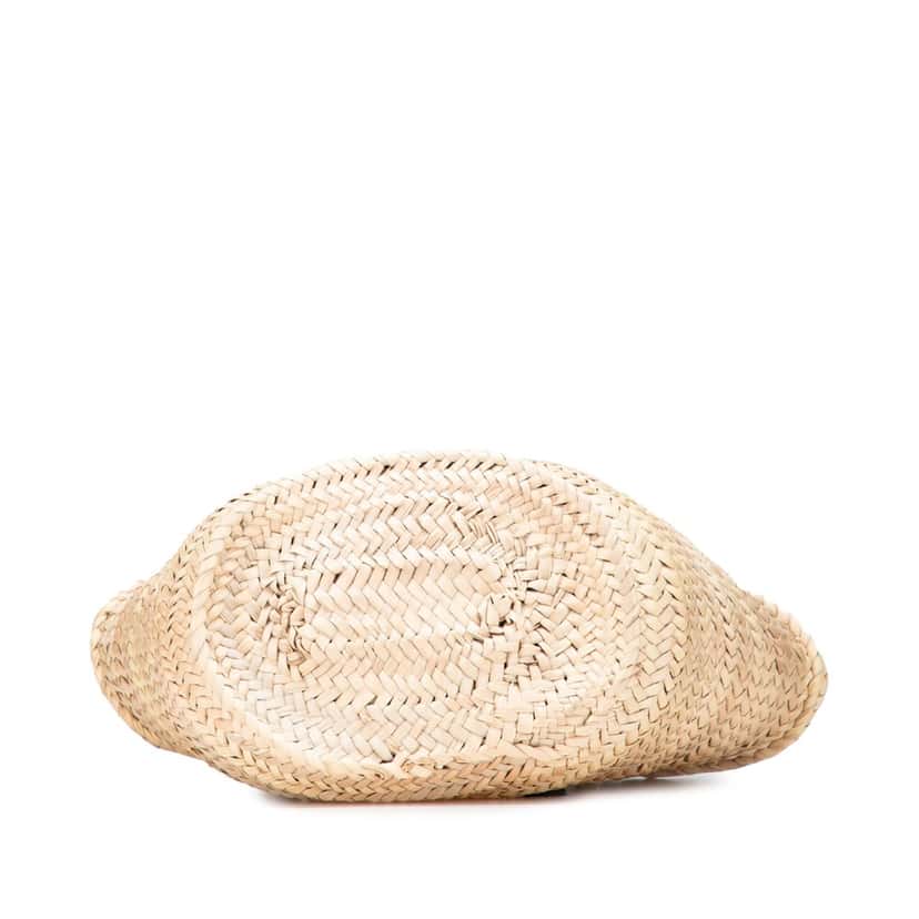 Loewe Medium Raffia Basket Tote Brown Good condition - Inside View