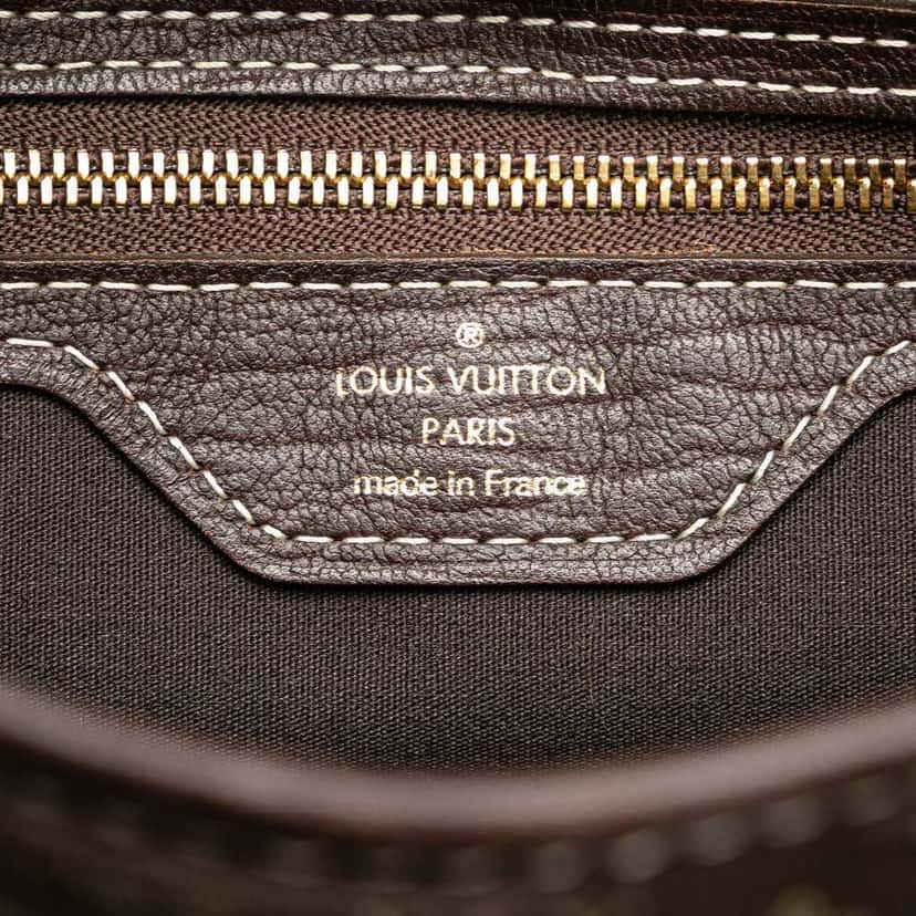 Louis Vuitton Monogram Mini Lin Bucket PM Brown Canvas Good condition - Box View