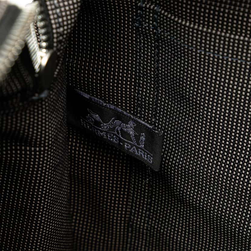 Hermès Canvas Herline Backpack MM Grey Canvas Good condition - Box View