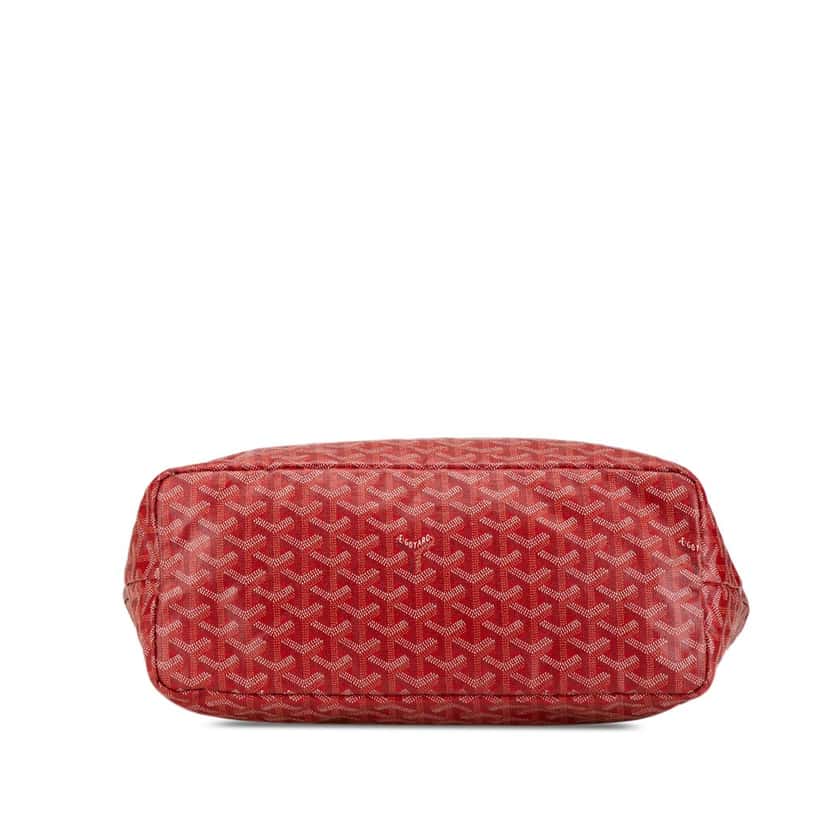 Goyard Goyardine Saint Louis PM Red Canvas Good condition - Inside View