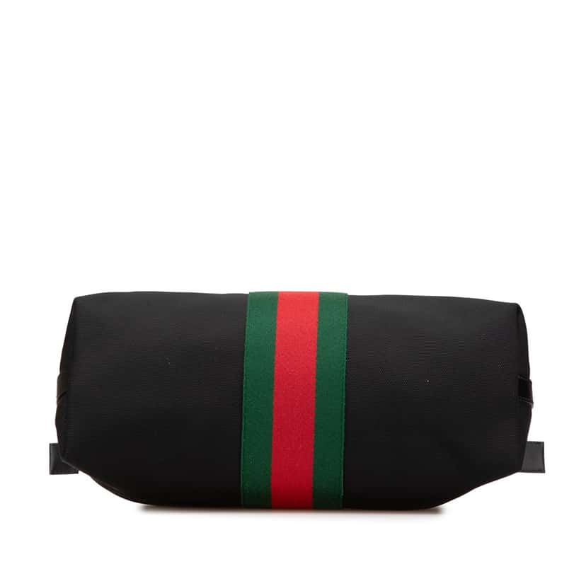 Gucci Techno Canvas Web Satchel Black Canvas Good condition - Inside View