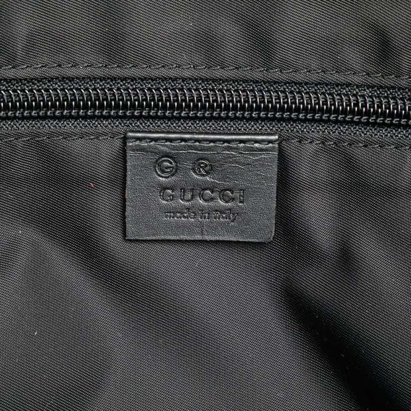 Gucci Techno Canvas Web Satchel Black Canvas Good condition - Box View