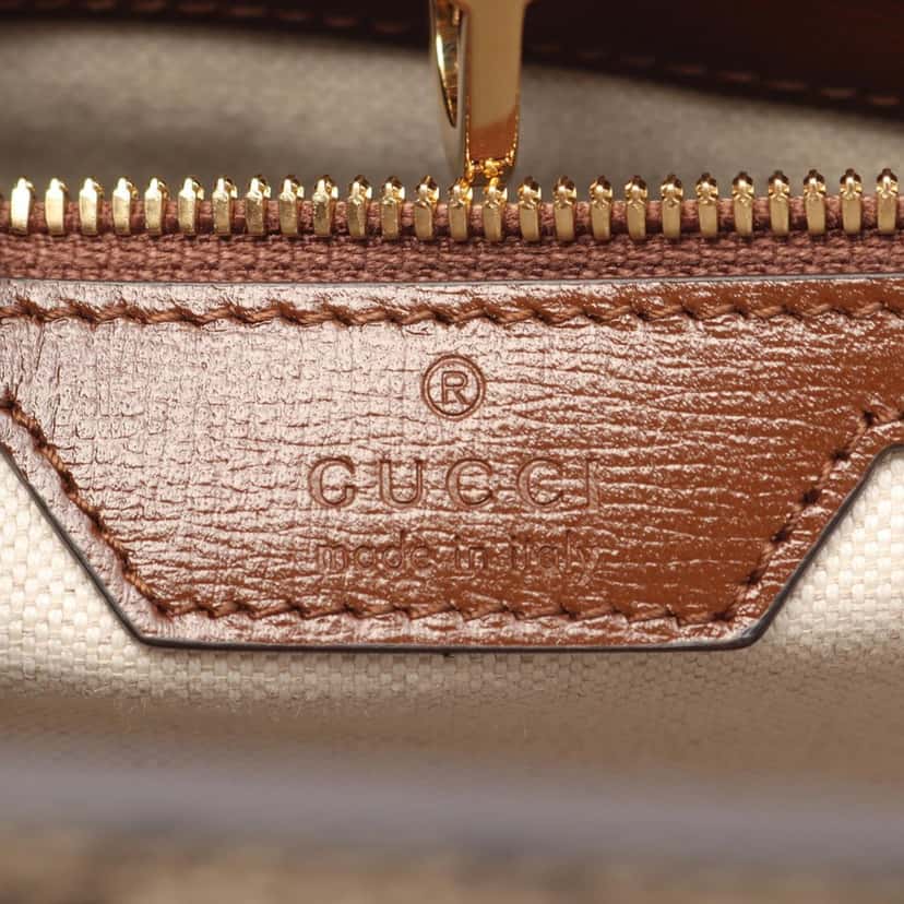 Gucci Medium GG Supreme Interlocking G Tote Brown Canvas Good condition - Model View