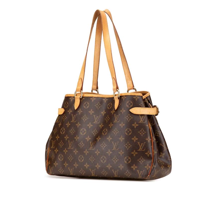 Louis Vuitton Monogram Batignolles Horizontal Brown Canvas Good condition - Back View