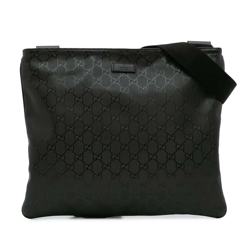 Gucci GG Imprime Crossbody Black Canvas Good condition - Front View