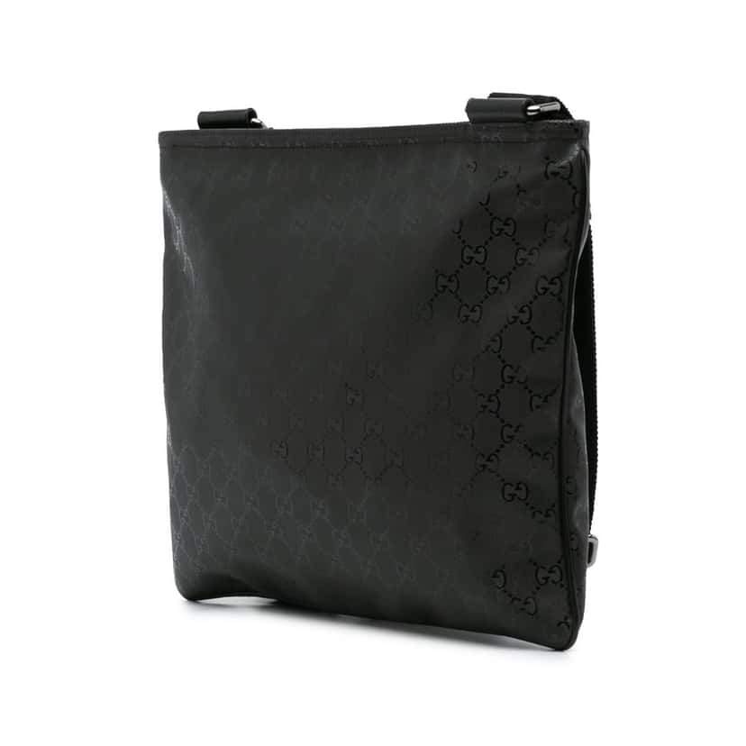 Gucci GG Imprime Crossbody Black Canvas Good condition - Back View