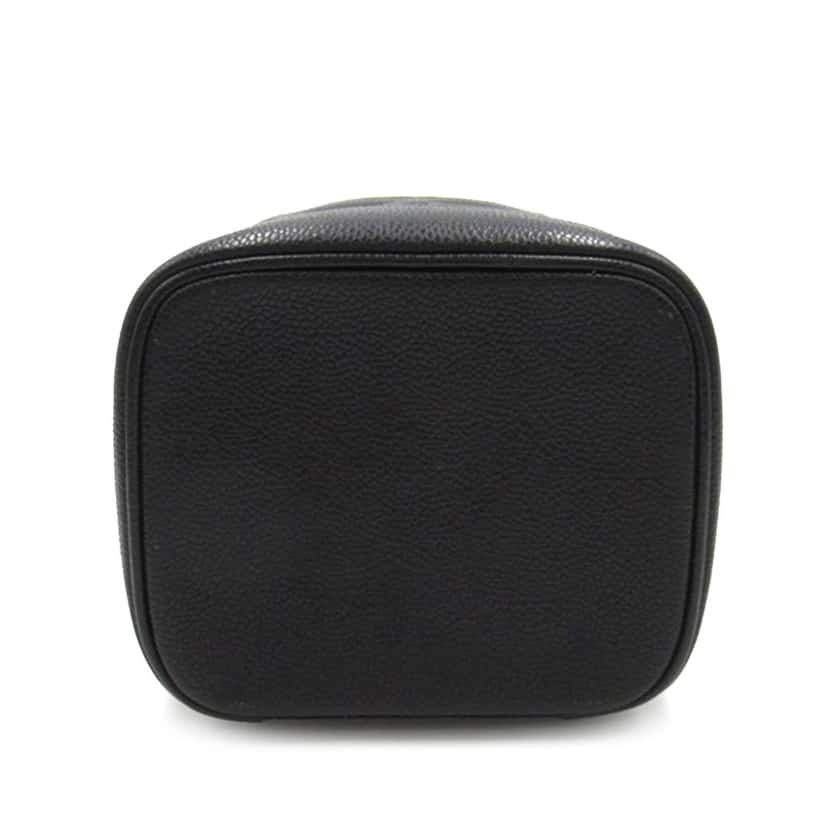 Chanel CC Caviar Vanity Case Black Leather Good condition - Model View