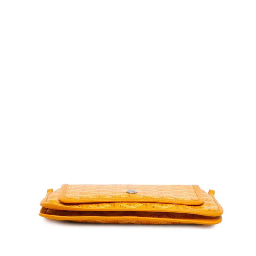 Goyard Goyardine Plumet Pocket Wallet Yellow Canvas Good condition - Inside View