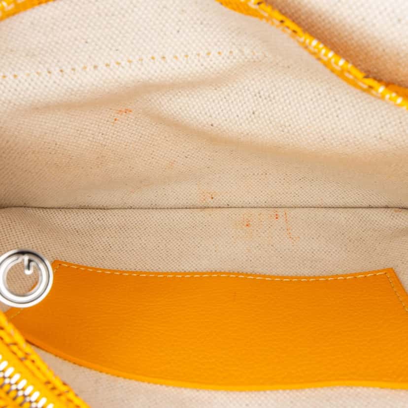 Goyard Goyardine Plumet Pocket Wallet Yellow Canvas Good condition - Model View