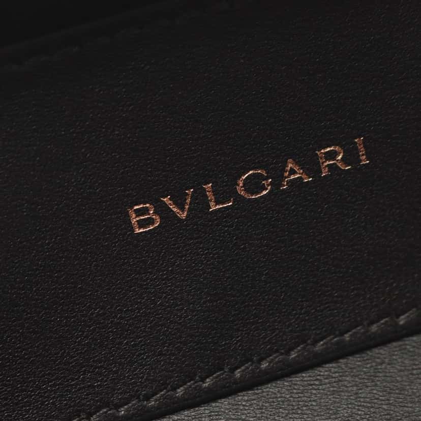 Bvlgari Metallic Leather Vanity Bag Pink Leather Good condition - Box View