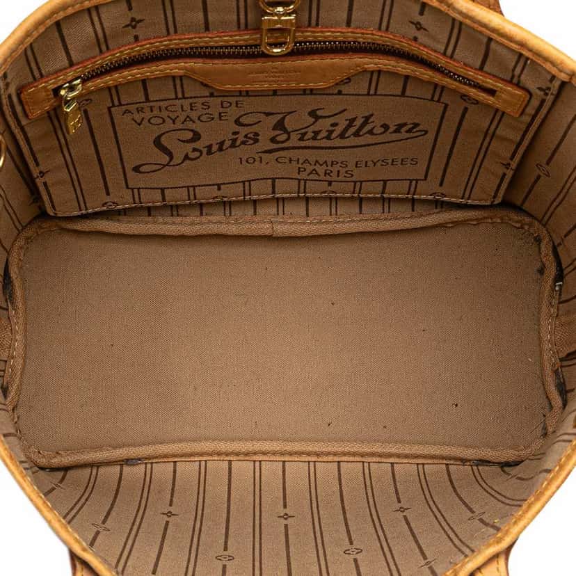 Louis Vuitton Monogram Neverfull PM Brown Canvas Good condition - Model View