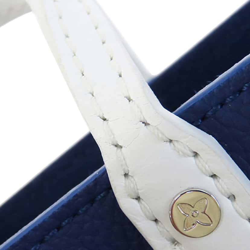 Louis Vuitton Everyday Sac Plat XS Blue Leather Good condition - Box View