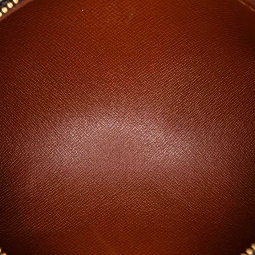 Louis Vuitton Monogram Trousse Ronde Pencil Case 20 Brown Canvas Good condition - Model View