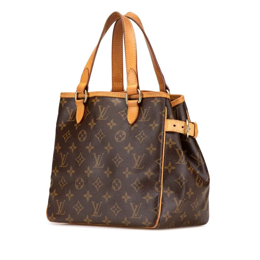 Louis Vuitton Monogram Batignolles Vertical PM Brown Canvas Good condition - Back View
