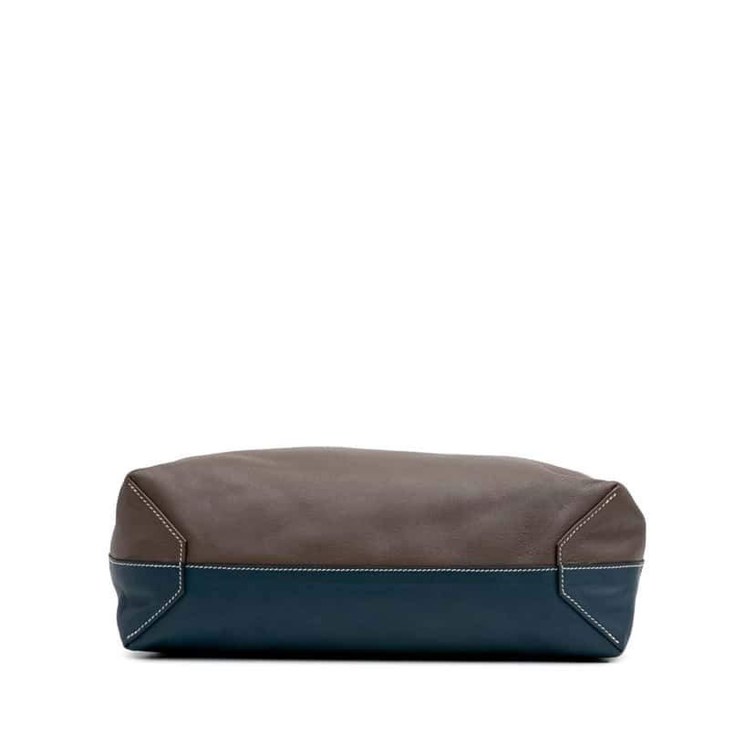 Hermès Veau Sikkim and Clemence Double Sens 36 Brown Leather Good condition - Inside View