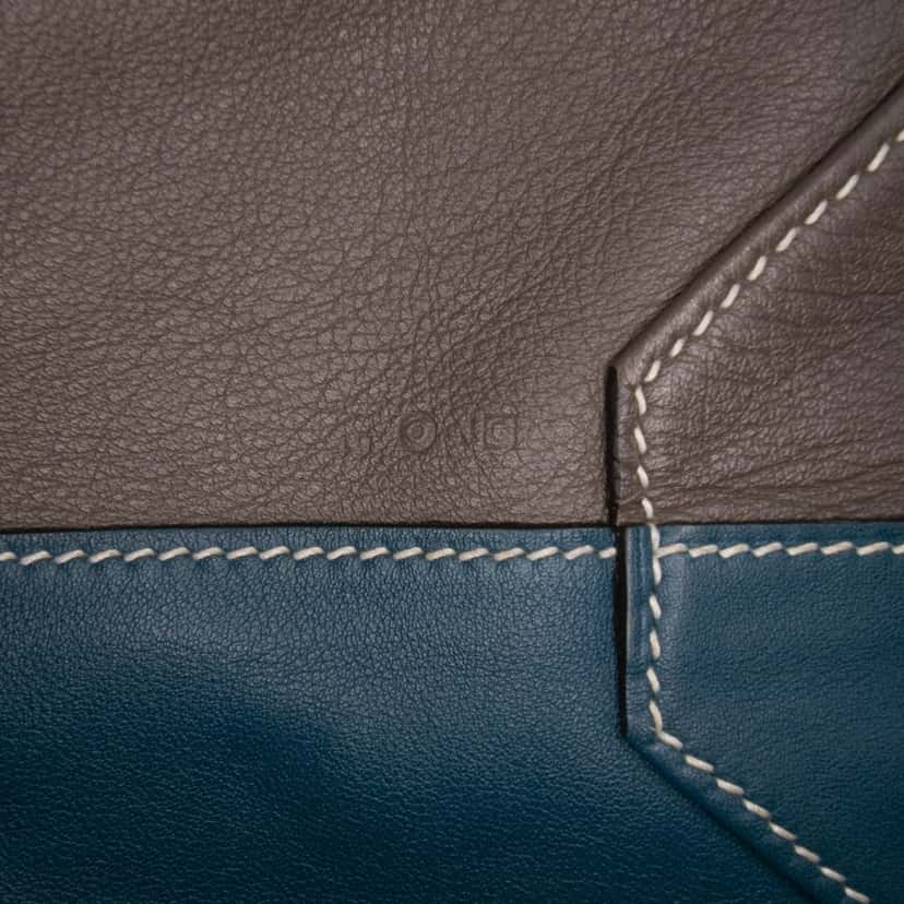 Hermès Veau Sikkim and Clemence Double Sens 36 Brown Leather Good condition - Box View