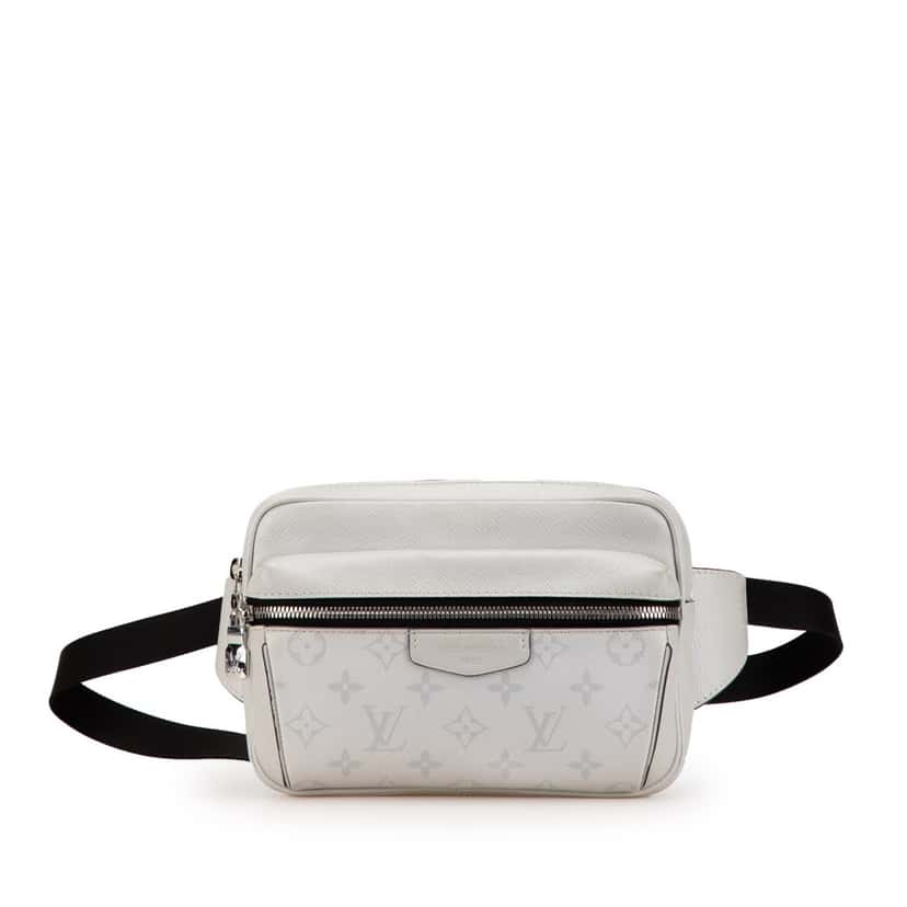 Louis Vuitton Monogram Taigarama Outdoor Bumbag White Canvas Good condition - Front View