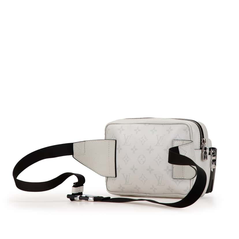 Louis Vuitton Monogram Taigarama Outdoor Bumbag White Canvas Good condition - Back View