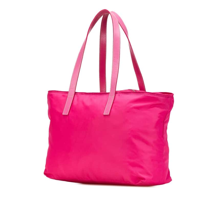 Prada Tessuto Zip Tote Pink Very good condition - Back View